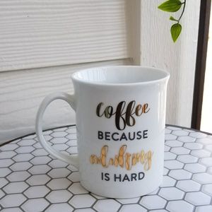 Francescas Mug Coffee Because Adulting is Hard